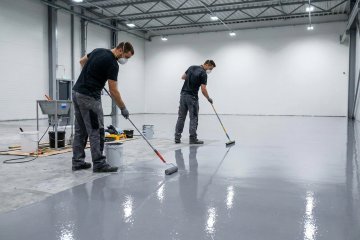 Epoxy Flooring Services in Atkinson, New Hampshire by Northeast Elite Contractors Inc.